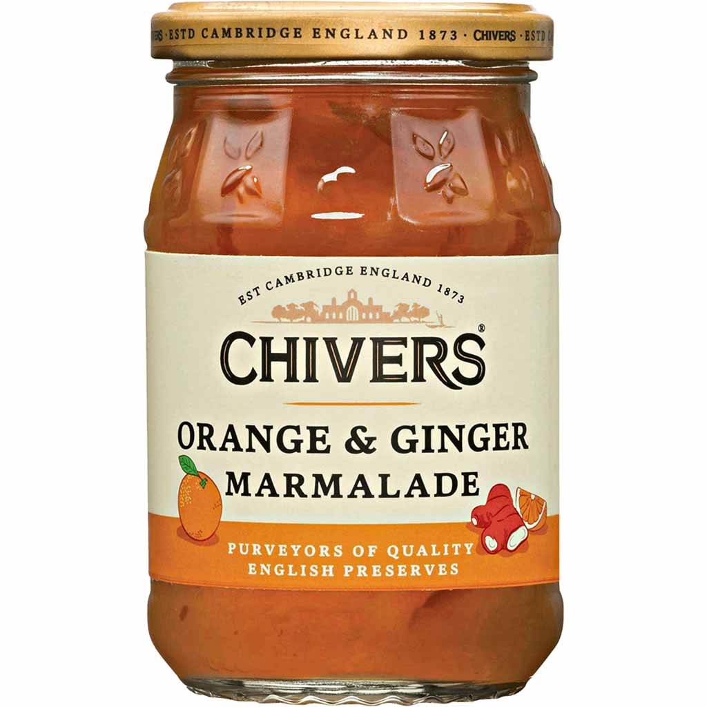 Chivers Marmelade Orange & Ginger 340g MHD:12.9.27