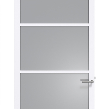 Arne & Bodil binnendeur ABE100 rook glas - extra wit afgelakt