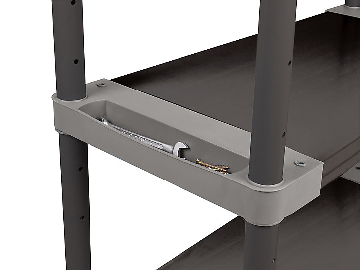 Étagère en résine 5 tablettes Grosfillex Qualipro H. 175 x L. 110 x P. 40 cm