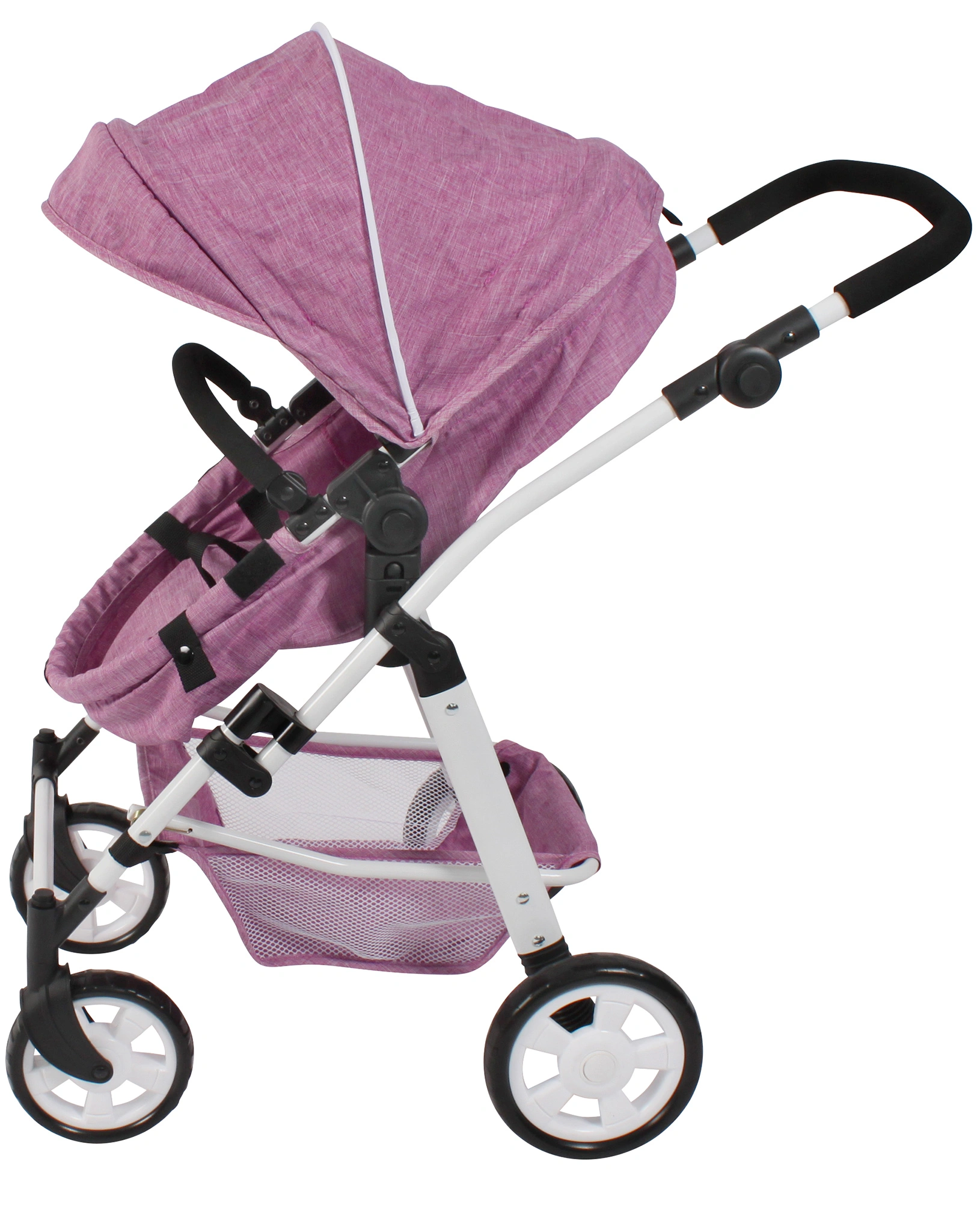 Kombi-Puppenwagen NELE in pink melange