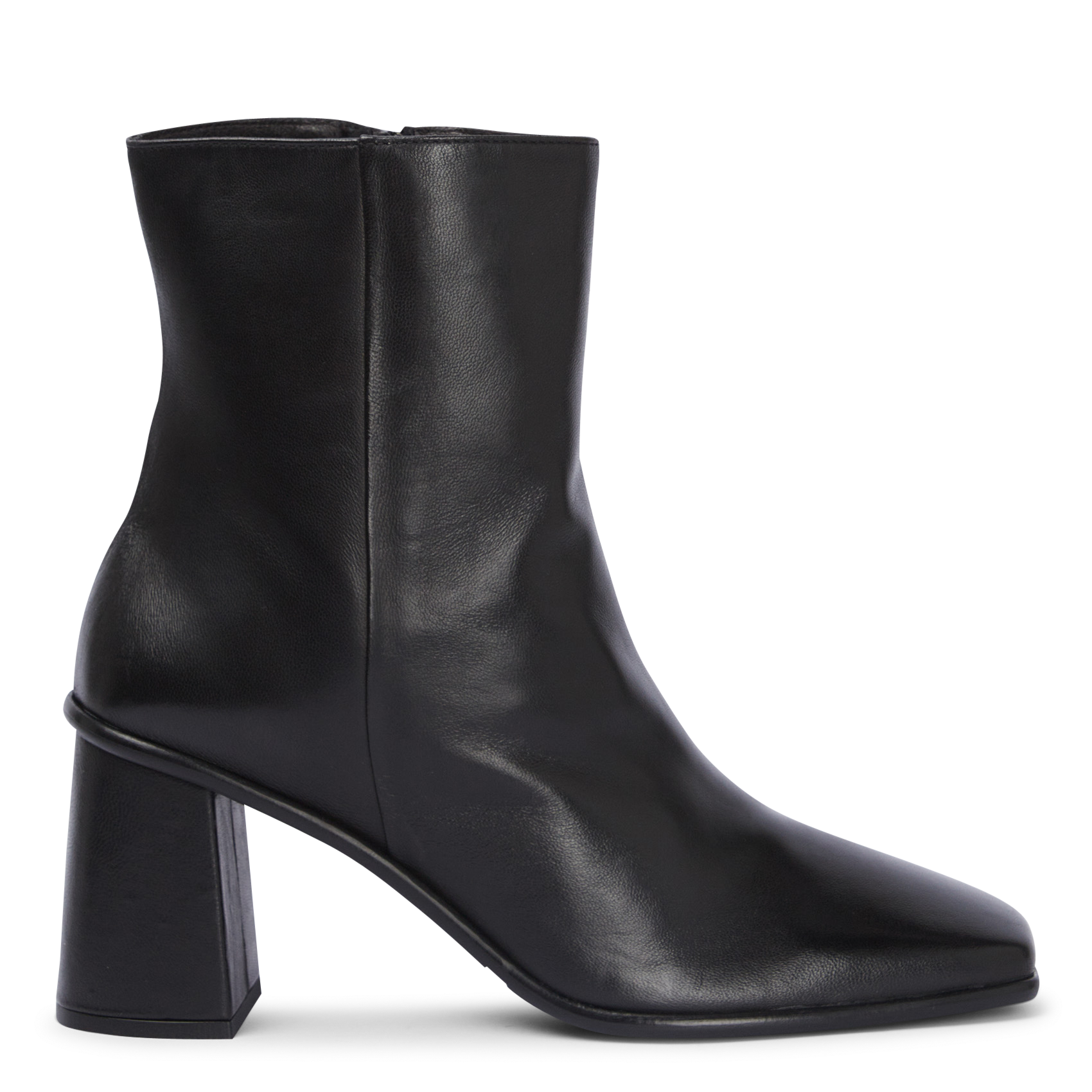 Bottines en cuir | Noir
