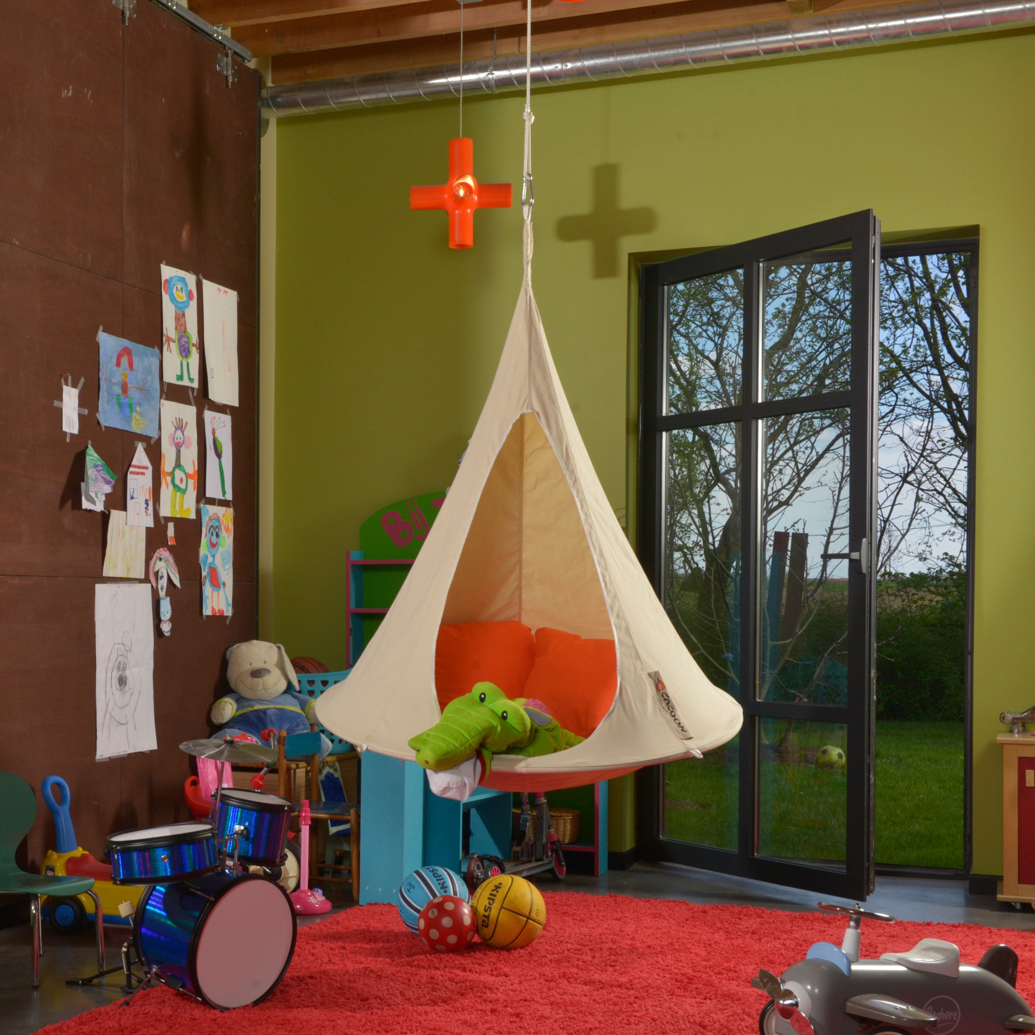 Cacoon Bebo Hangstoel - Wit