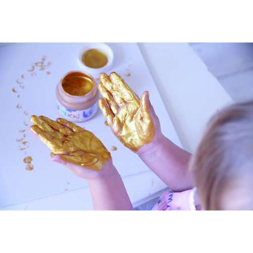 KREUL MUCKI Funkel-Fingerfarbe, 6er Set