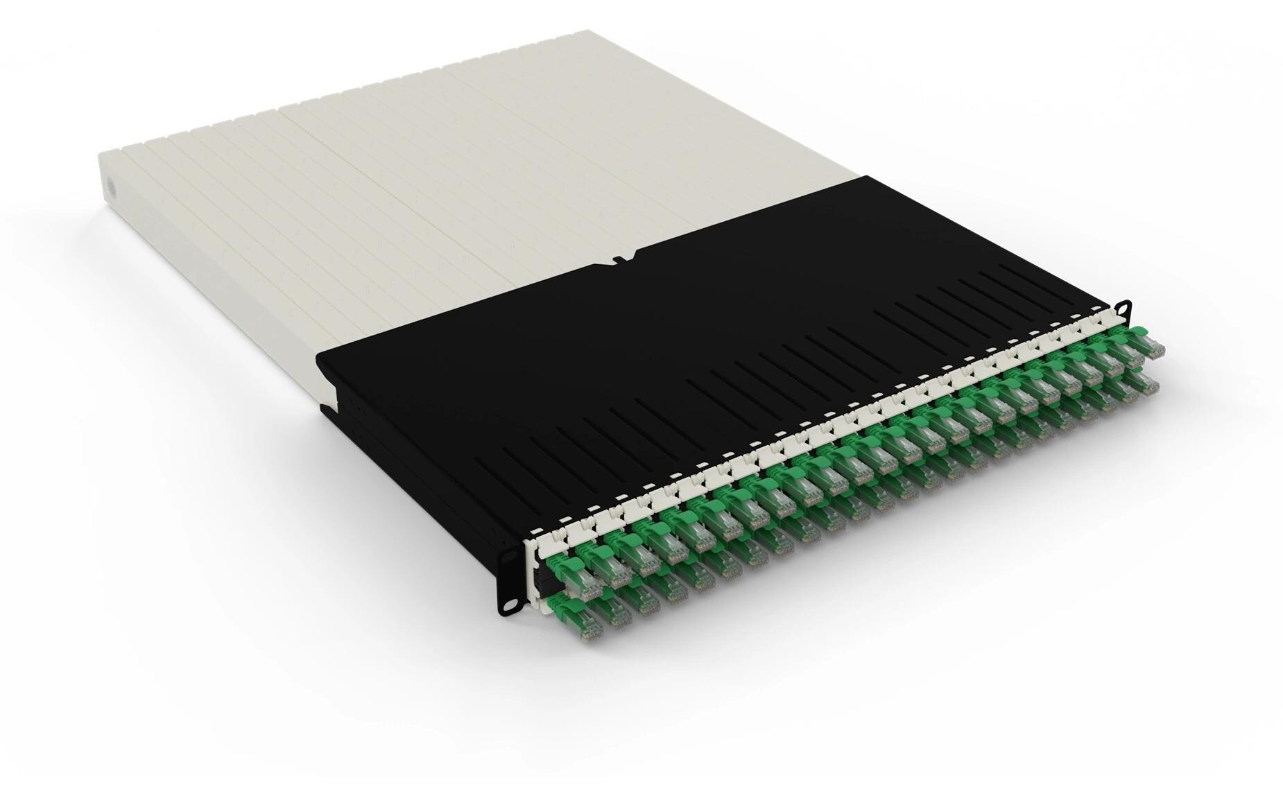 patchbox.one / 30RU / Cat 6A, UTP, 1.8 m, Grün<br>All-in-One Lösung für Ordnung im Netzwerkschrank