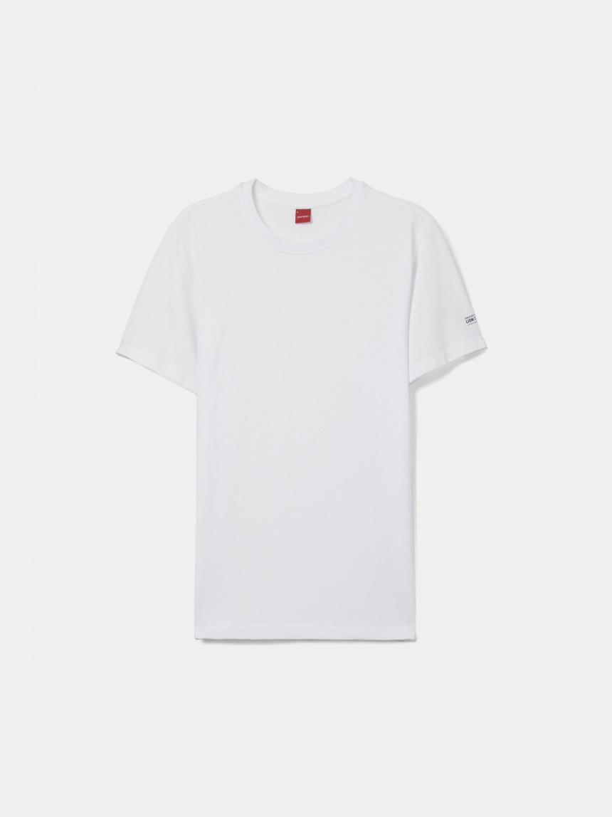 T-shirt de manga curta em algodão