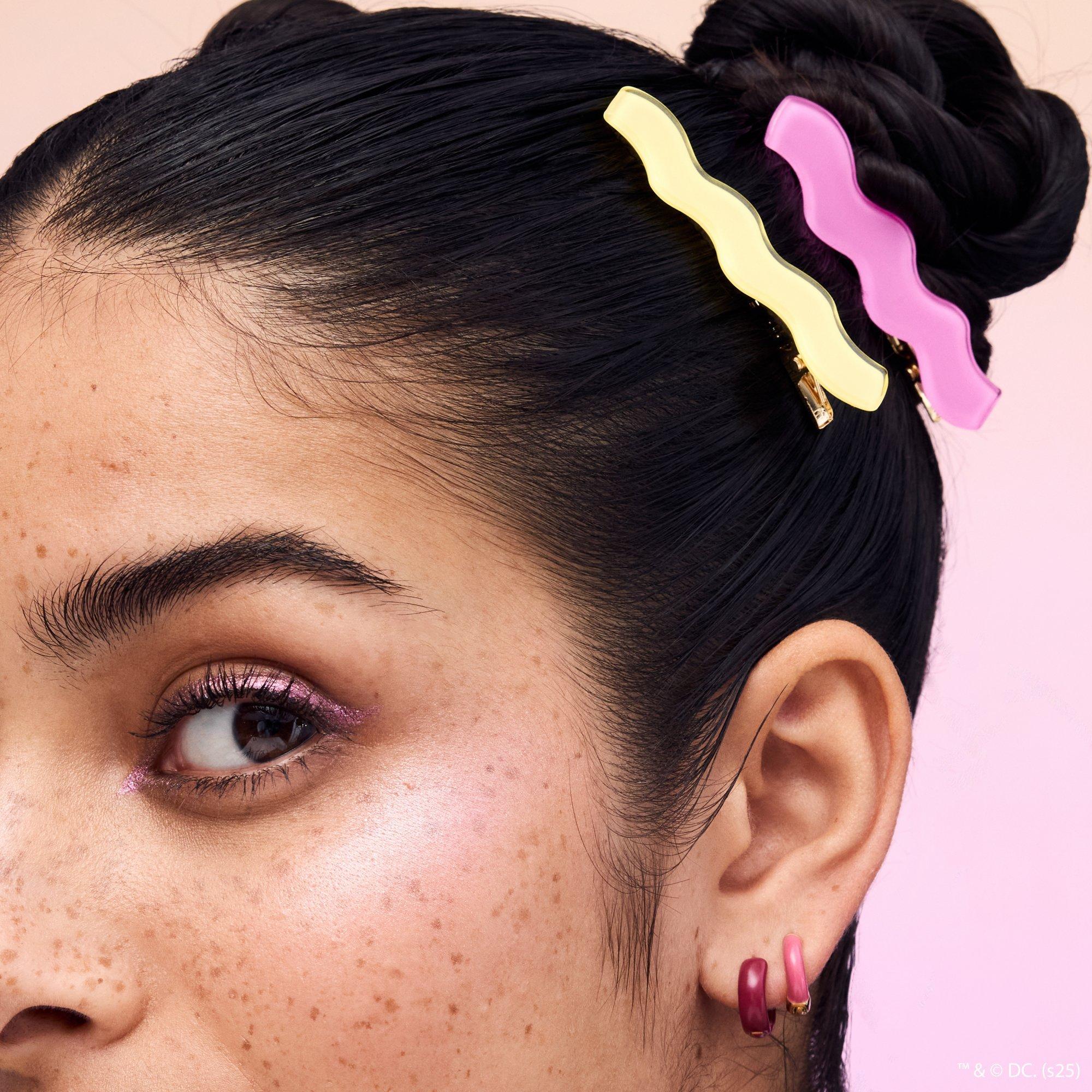 Superman hair clips