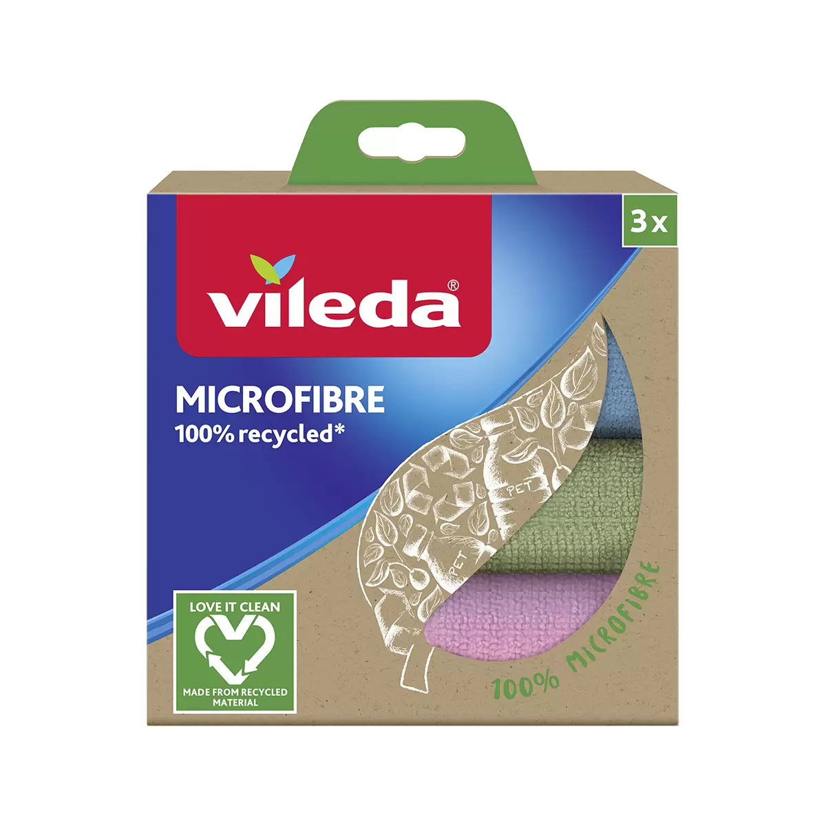 Mikrofasertuch Vileda Bunt