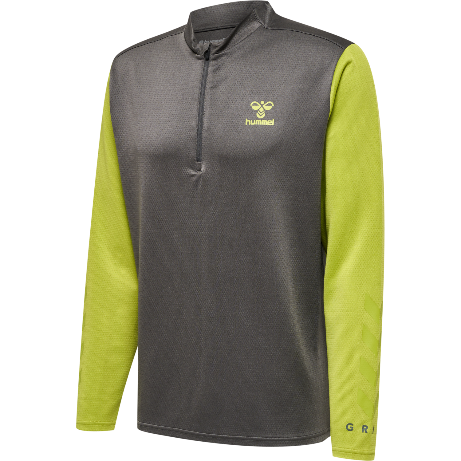 hmlONGRID 1/2 ZIP POLY SWEAT