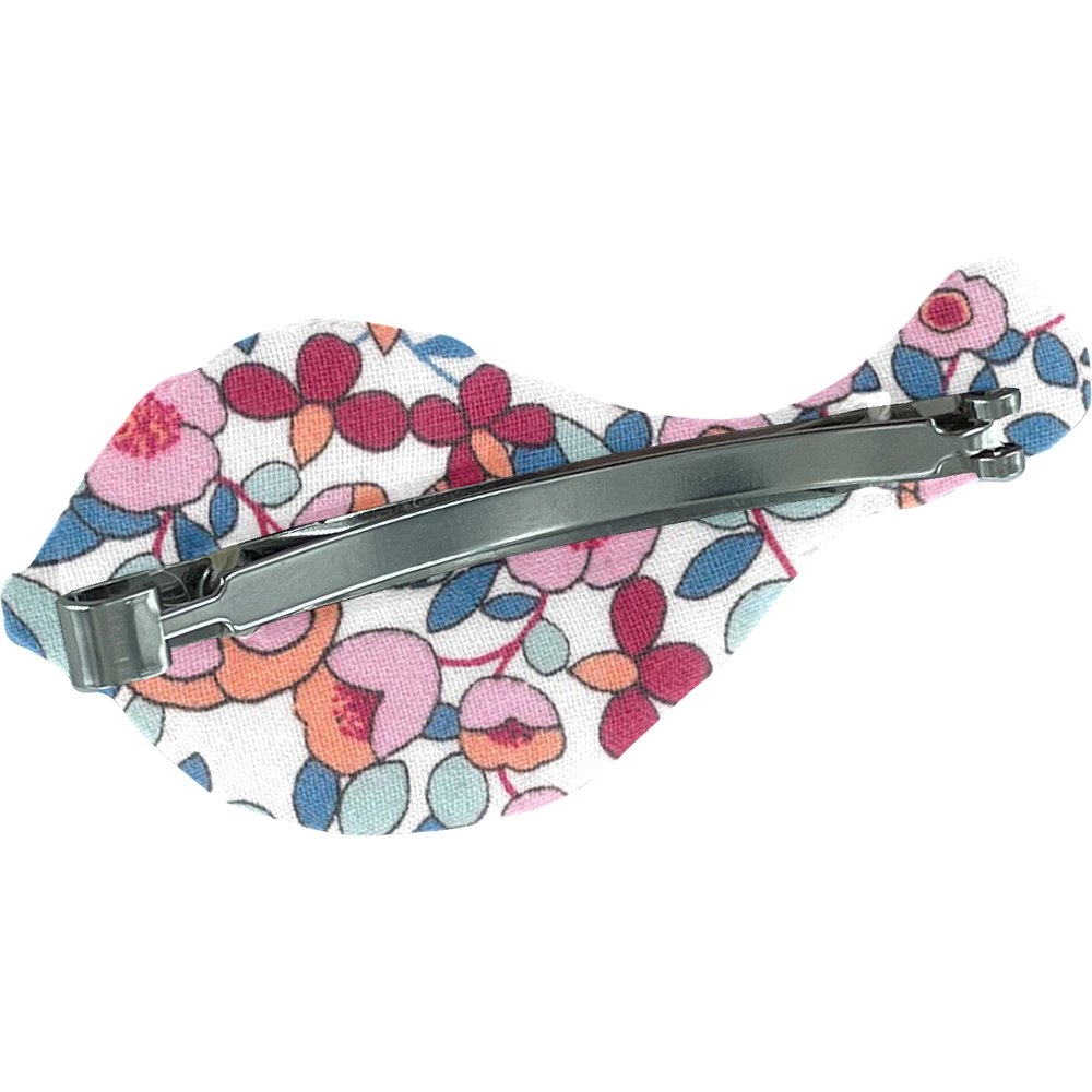Barrette Mésange Boutons Rose