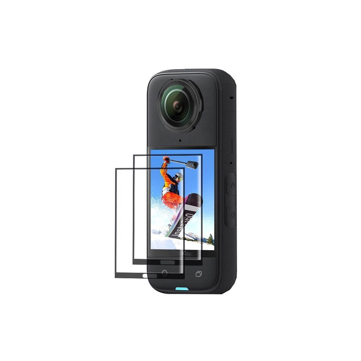 2-pak 5D Glass skjermbeskytter Insta360 X4