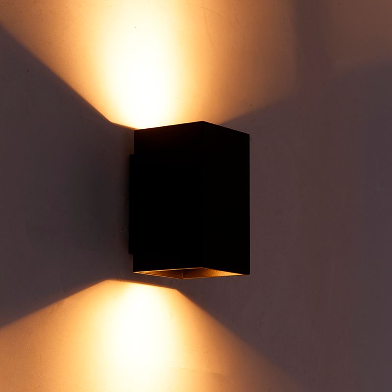 Moderne Smart wandlamp zwart incl. 2 WiFi GU10 - Sandy