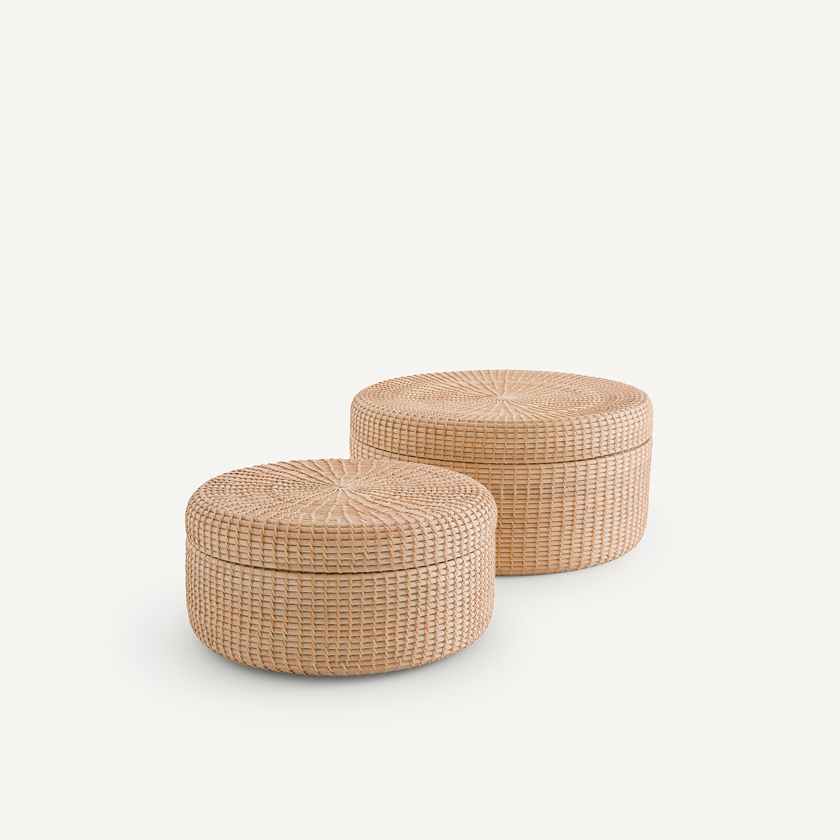 AM.PM<br>Caixa de armazenamento em rattan, Ø 40 cm, Ysée