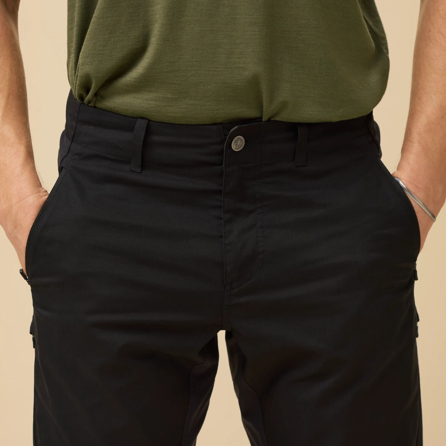 Fjällräven Hoja Hybrid Trousers M Navy