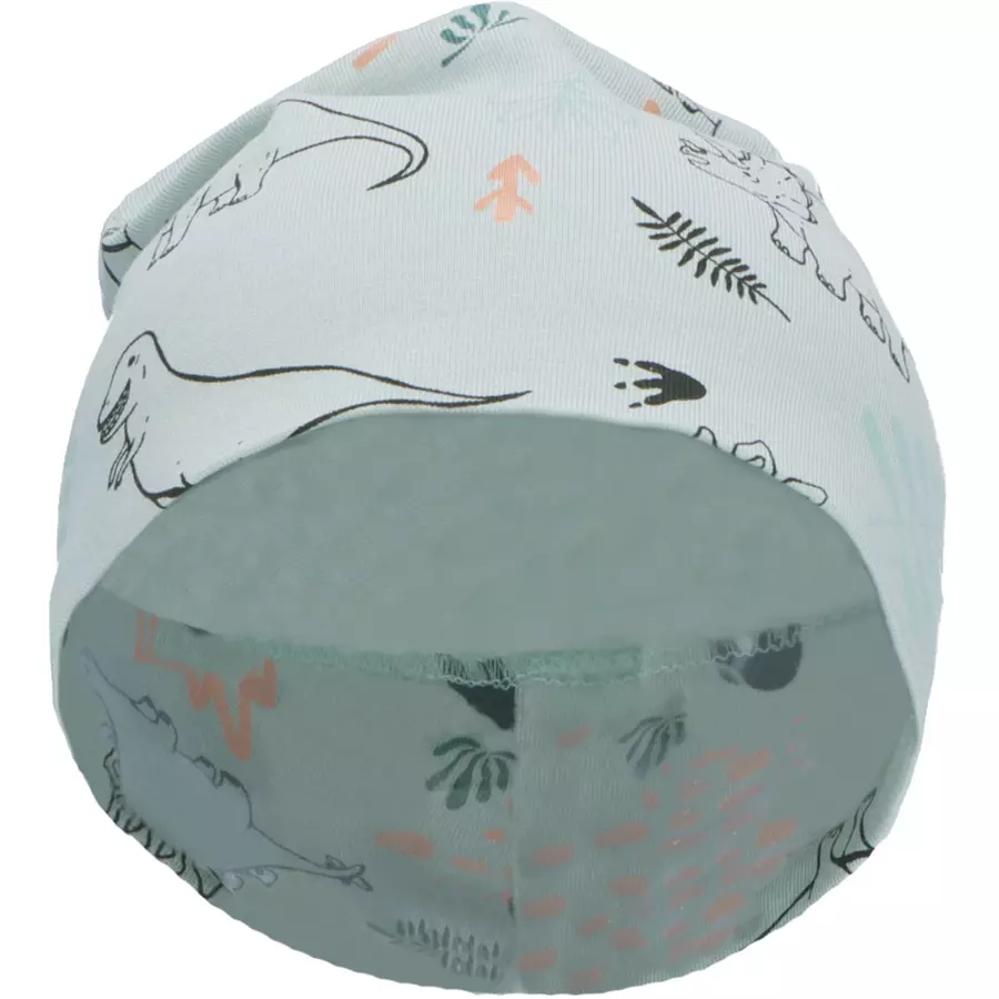 Sterntaler Slouch-Beanie Dinosaurier grün