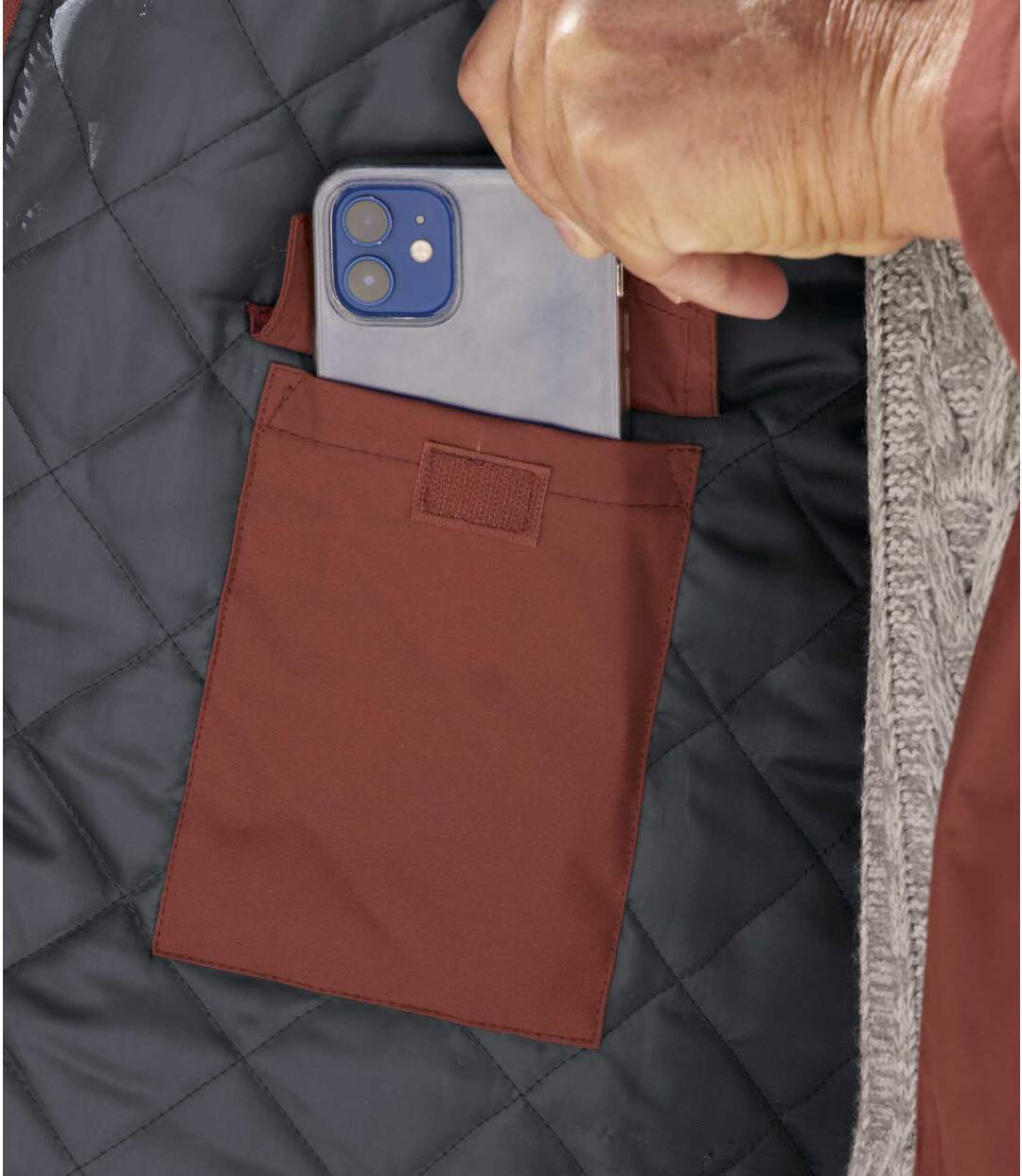 Parka Microfibre Capuche Amovible Mountain