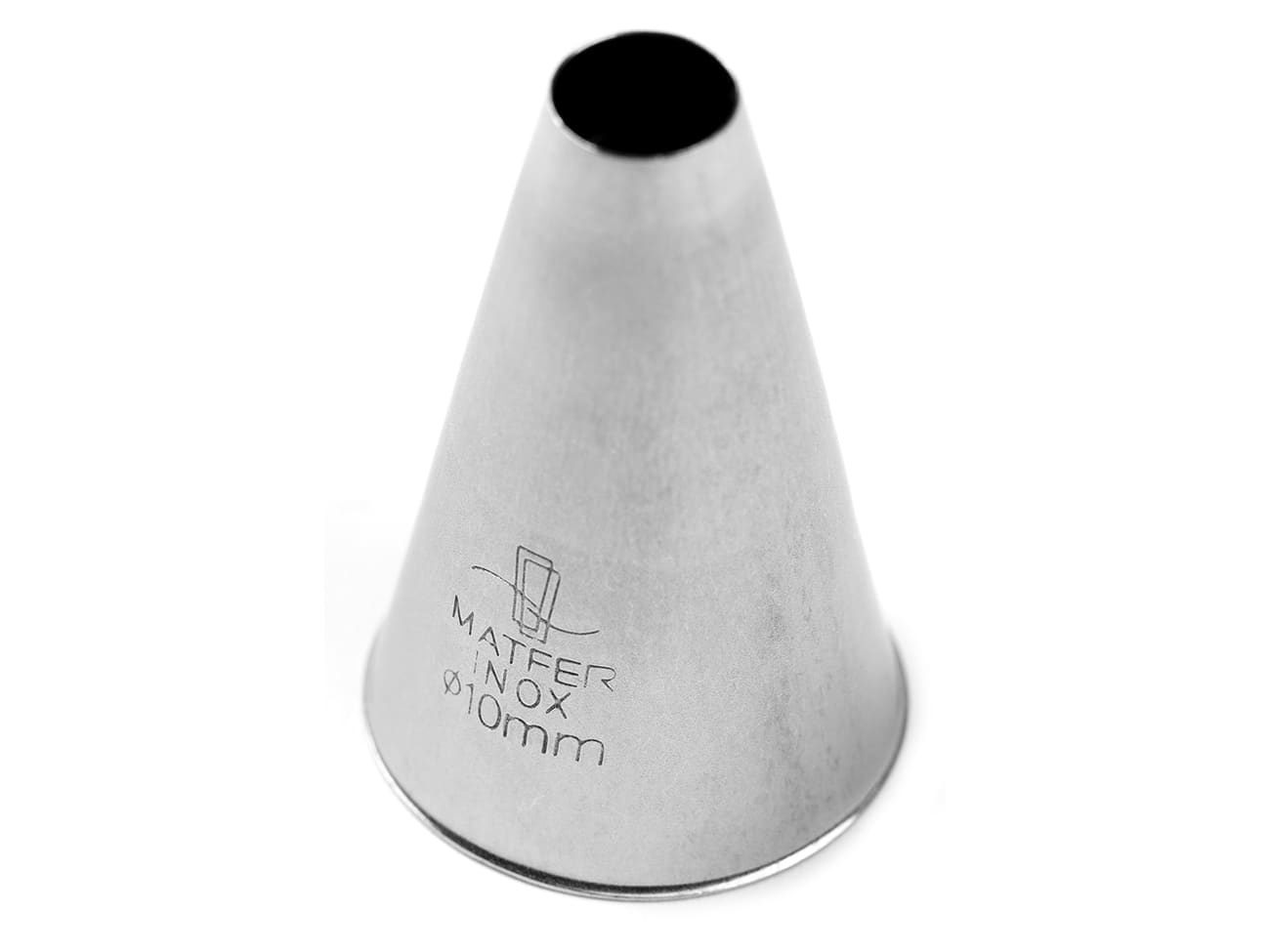 Douille pâtisserie unie - inox - Ø 1 cm - Matfer