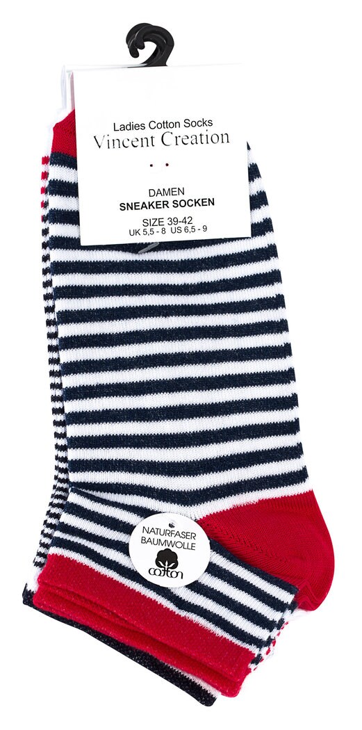 Vincent Creation® Sneaker Socken 8 Paar, 