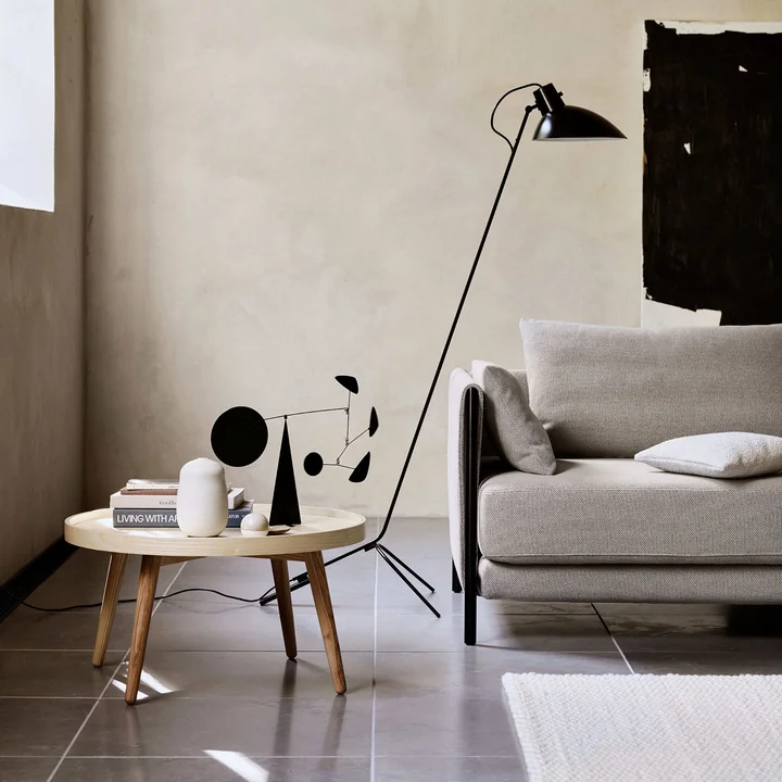 Softline - Madison Schlafsofa, schwarz / Vision dunkelblau (441)