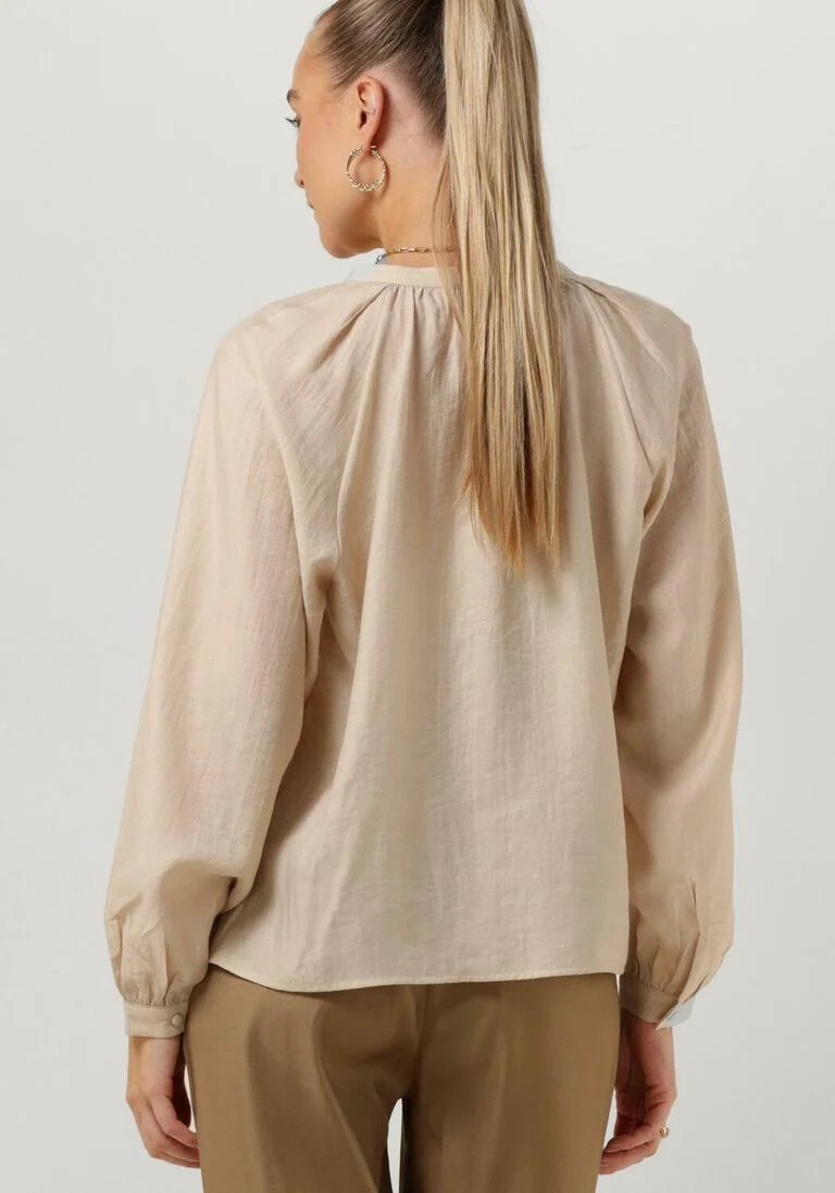 AAIKO creme aaiko blouse alanza shine vis 511
