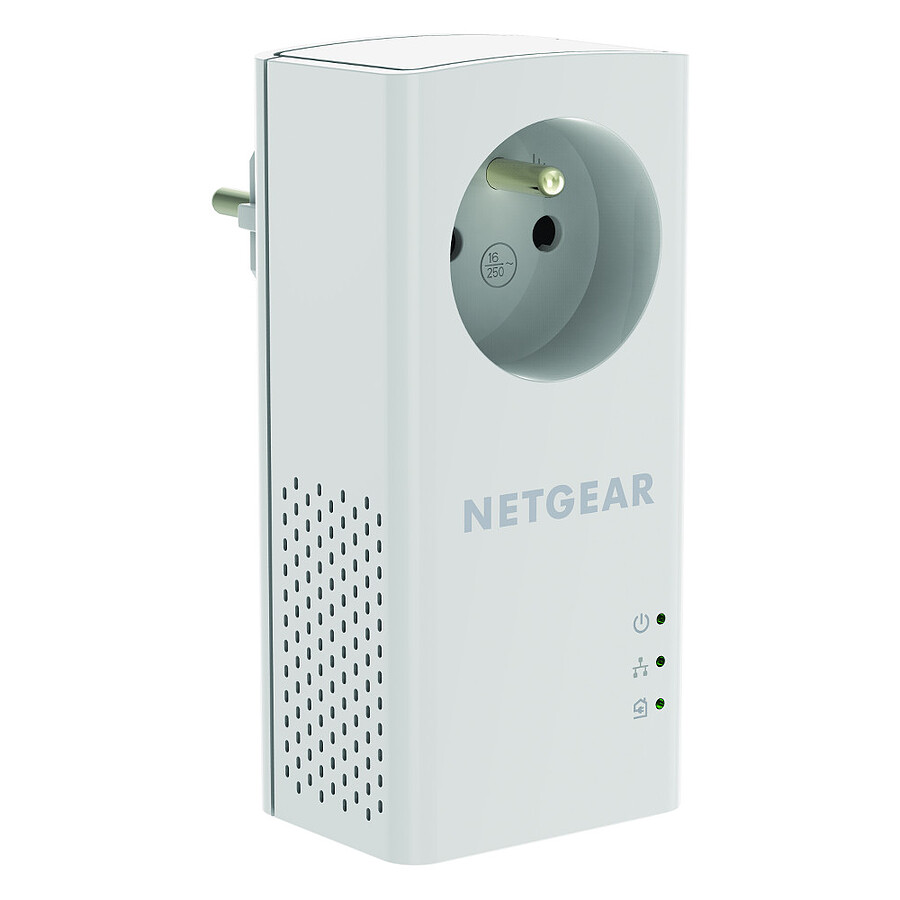 Netgear PLP1000 - Pack de 2 CPL 1000 (prise intégrée)
