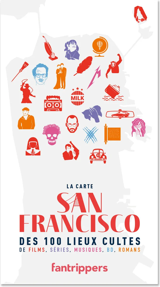 Cartes de San Francisco des 100 lieux cultes Livres