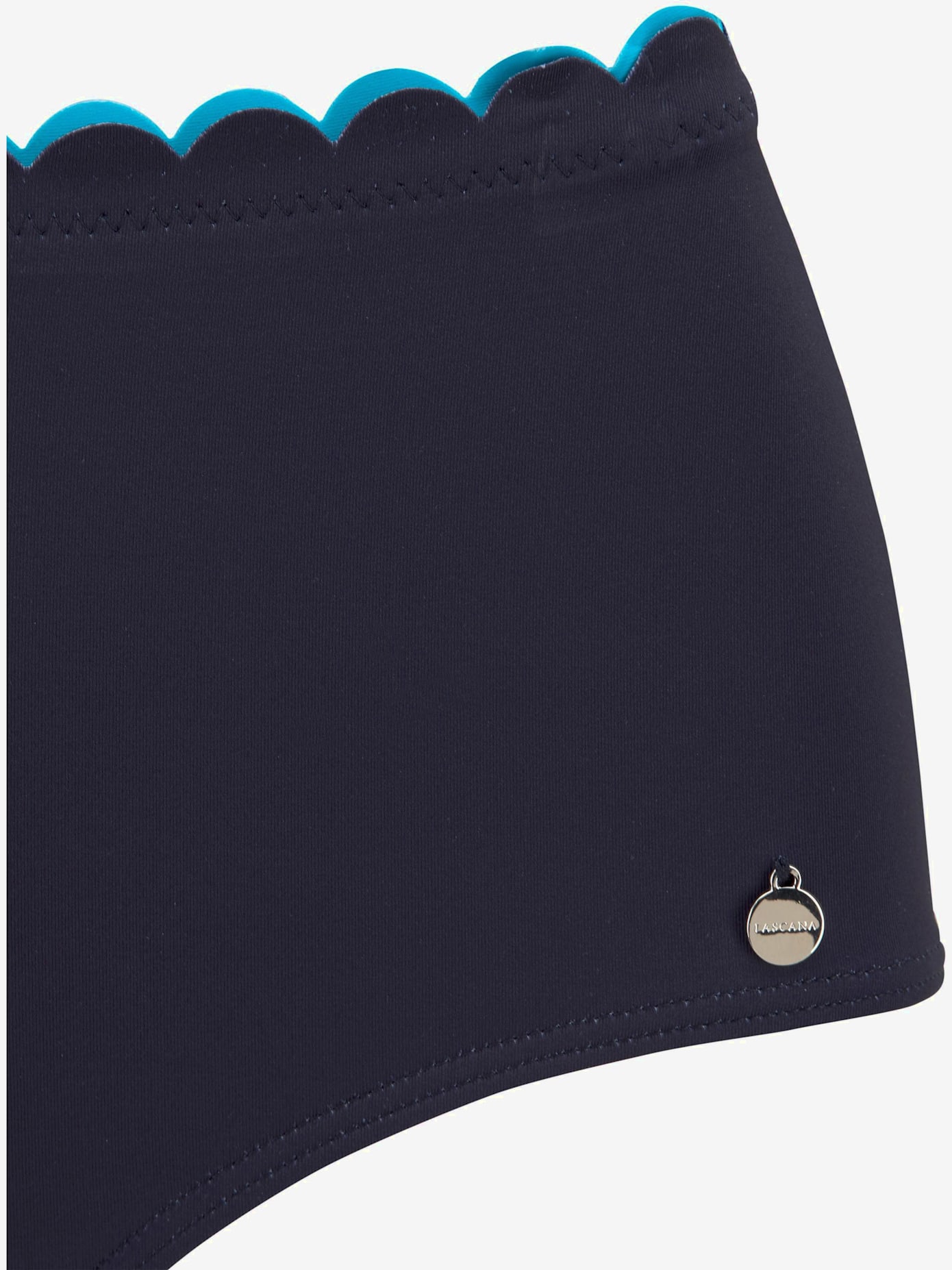 Bas de maillot de bain taille haute double bordure cocotte
