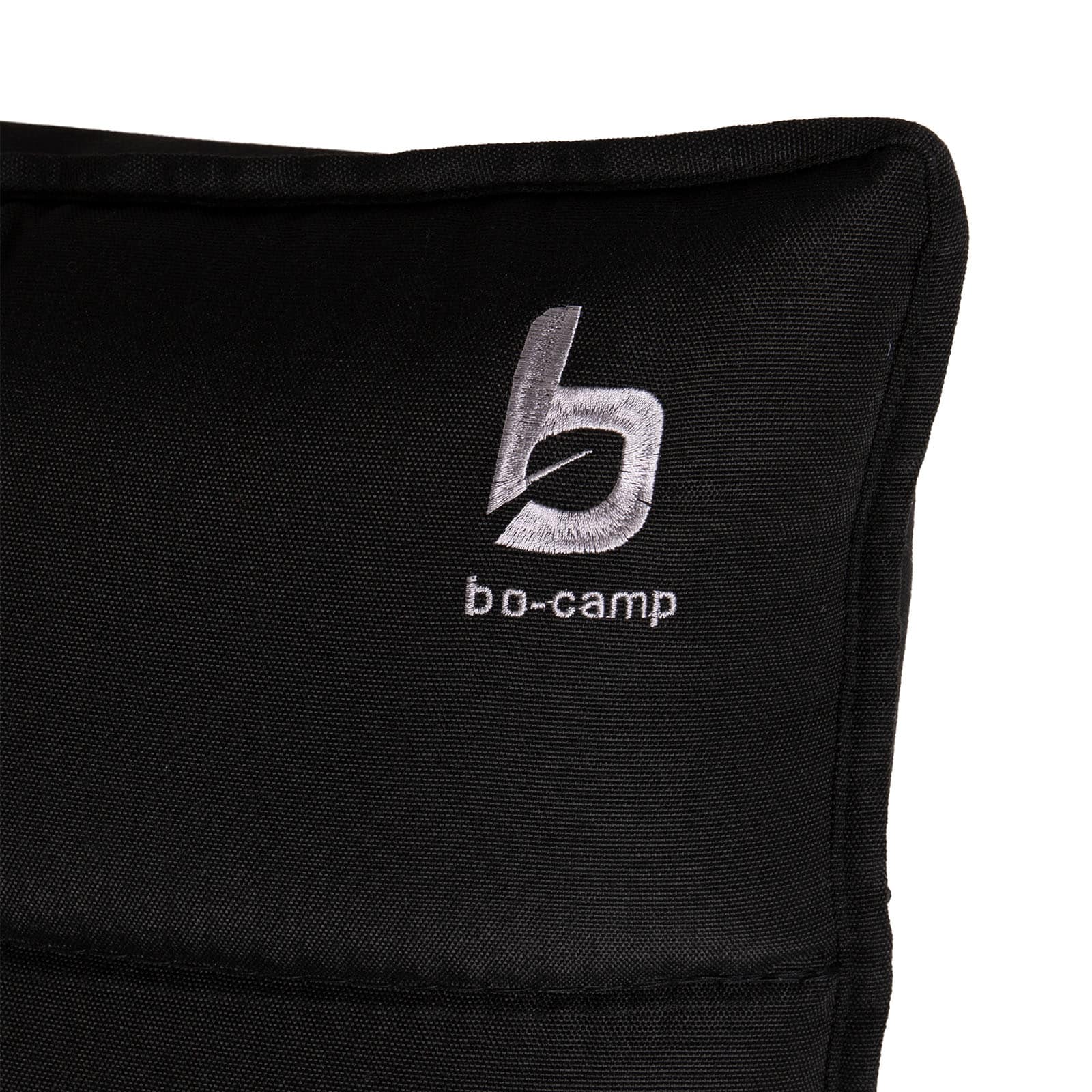 BO-CAMP Klappstuhl Polster Sitz Auflage Hochlehner Camping Stuhl Kissen Olefin Farbe: schwarz