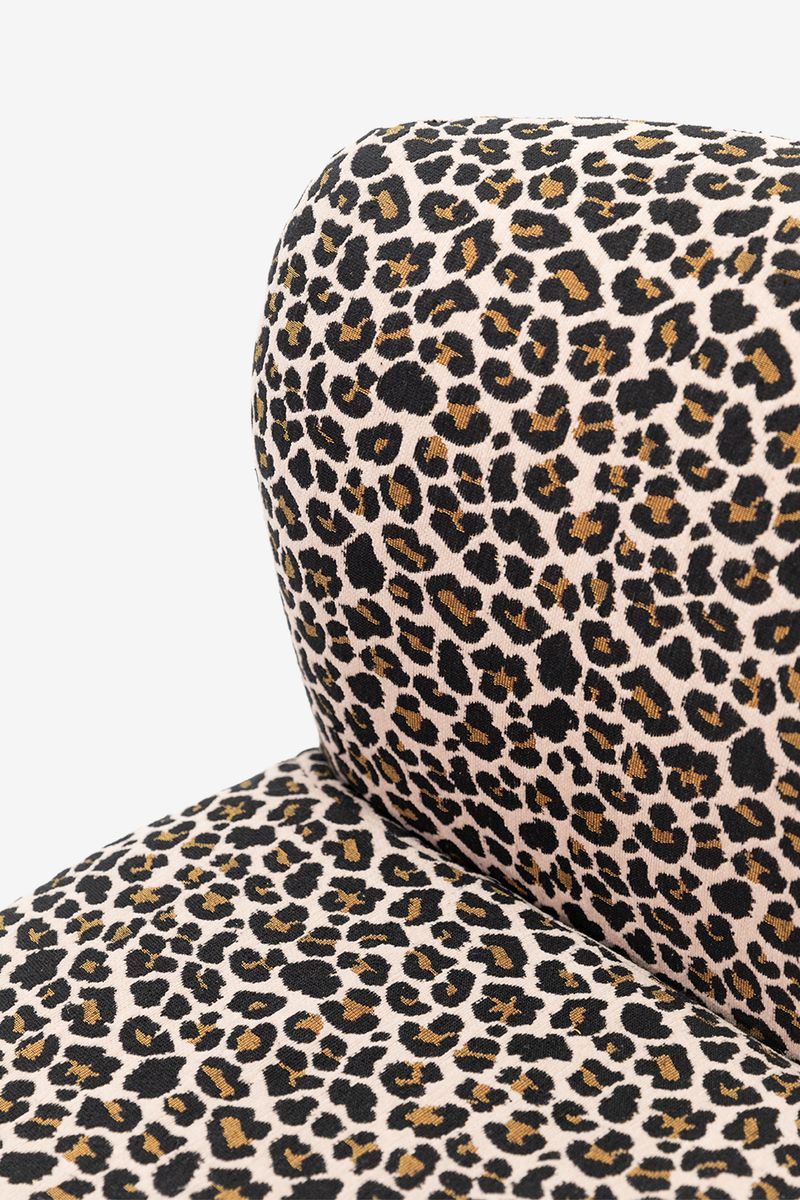 Sissy-Boy Anne draaifauteuil met leopard print