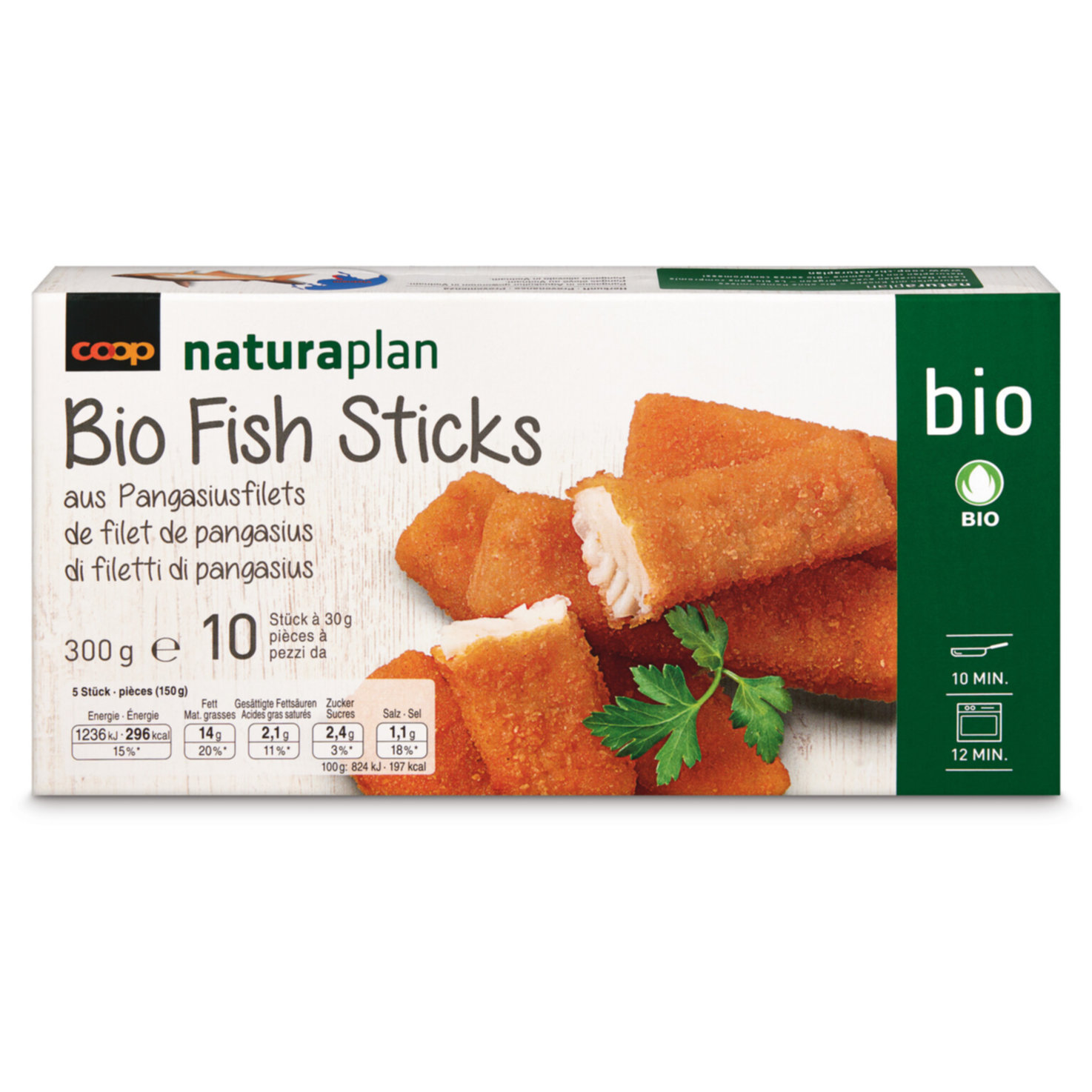 Naturaplan Bio Fischsticks Pangasiusfilet