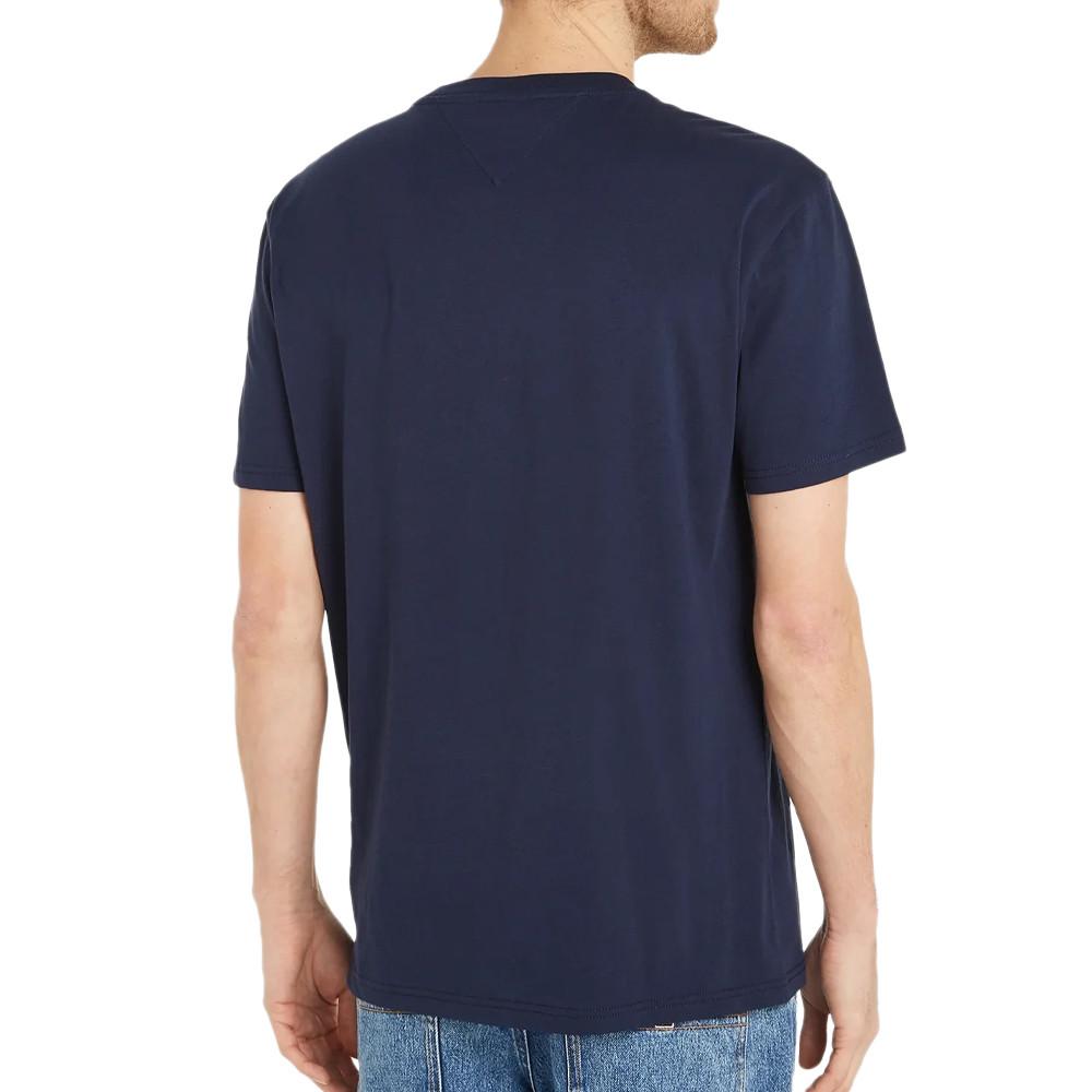 Tommy Hilfiger T-shirt Marine Homme Tommy Hilfiger Small Flag