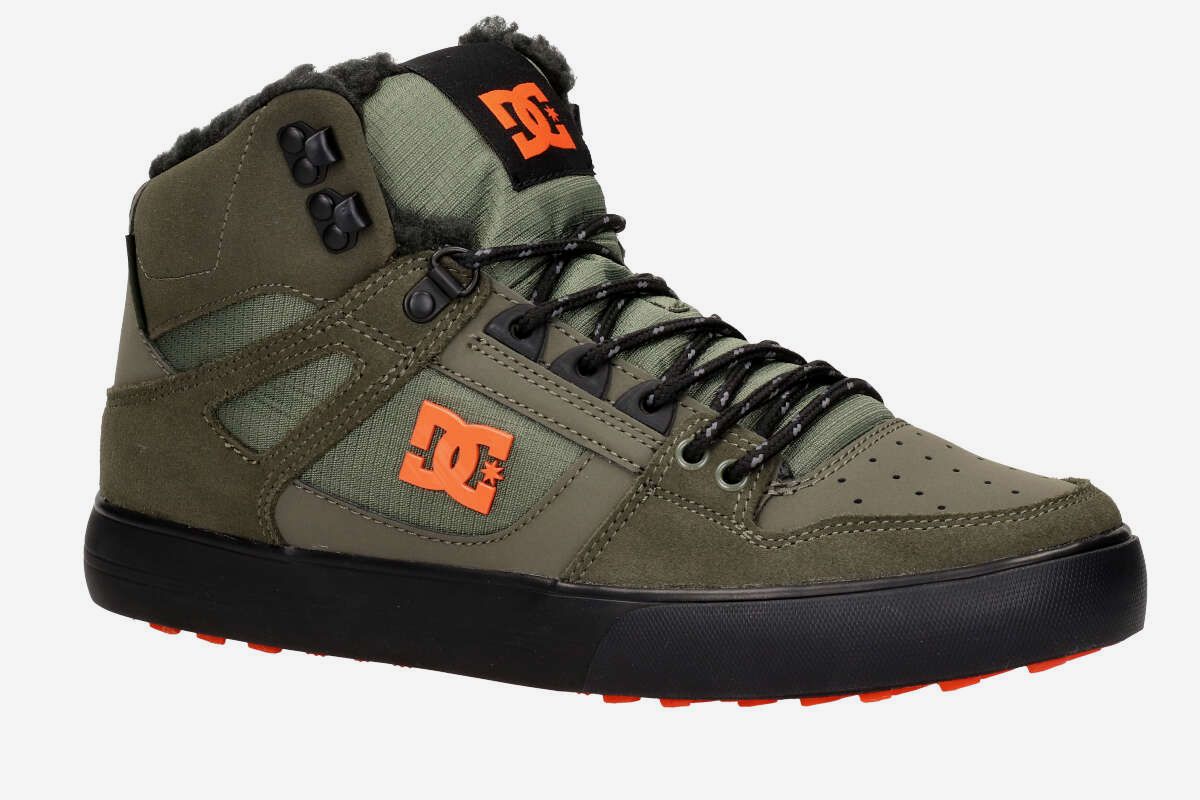 DC Pure High Top WC WNT Schuh (dusty olive orange)