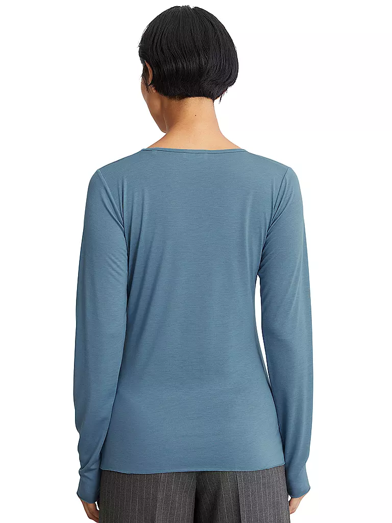 MARC O'POLO Langarmshirt blau