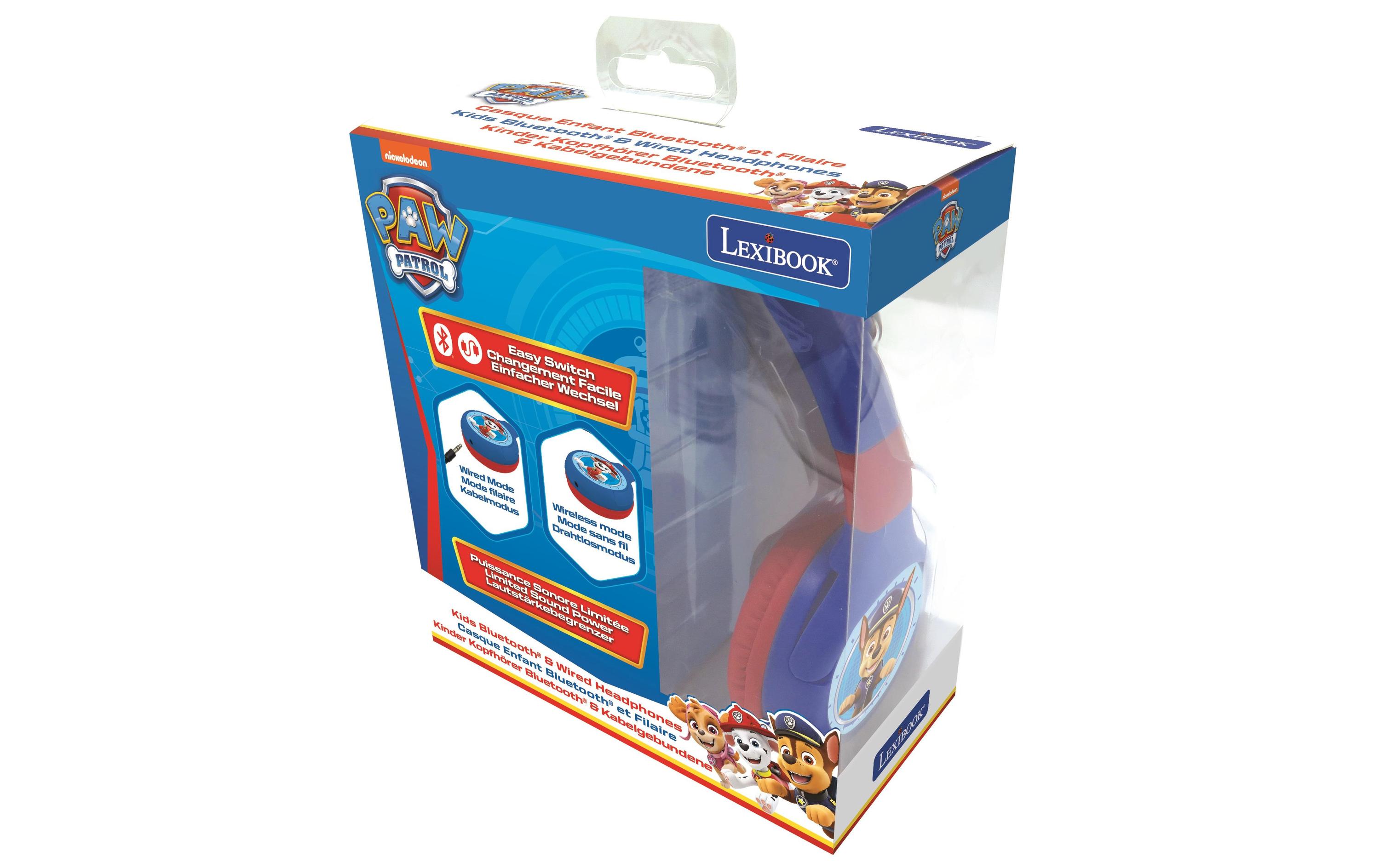 Kinderkopfhörer Paw Patrol 2-in-1-BluetoothKabelloser Kopfhörer für Kinder