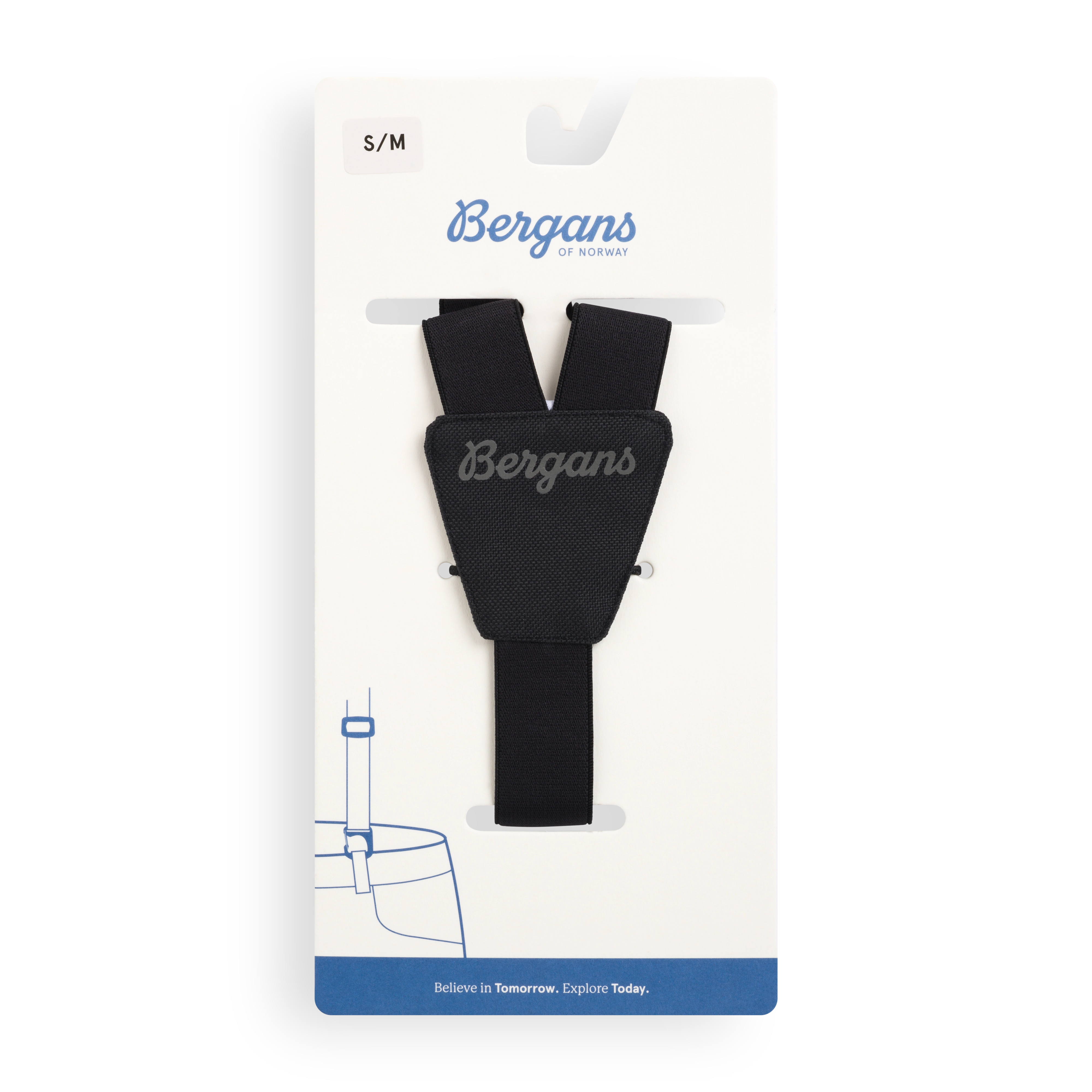 Beltloop Suspenders Black