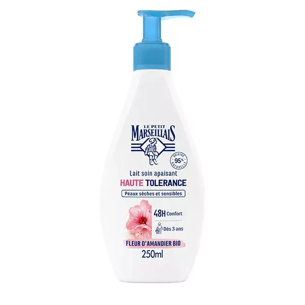Loção Corporal Suavizante de Alta Tolerância Le Petit Marseillais com Flor de Amêndoa 250 ml