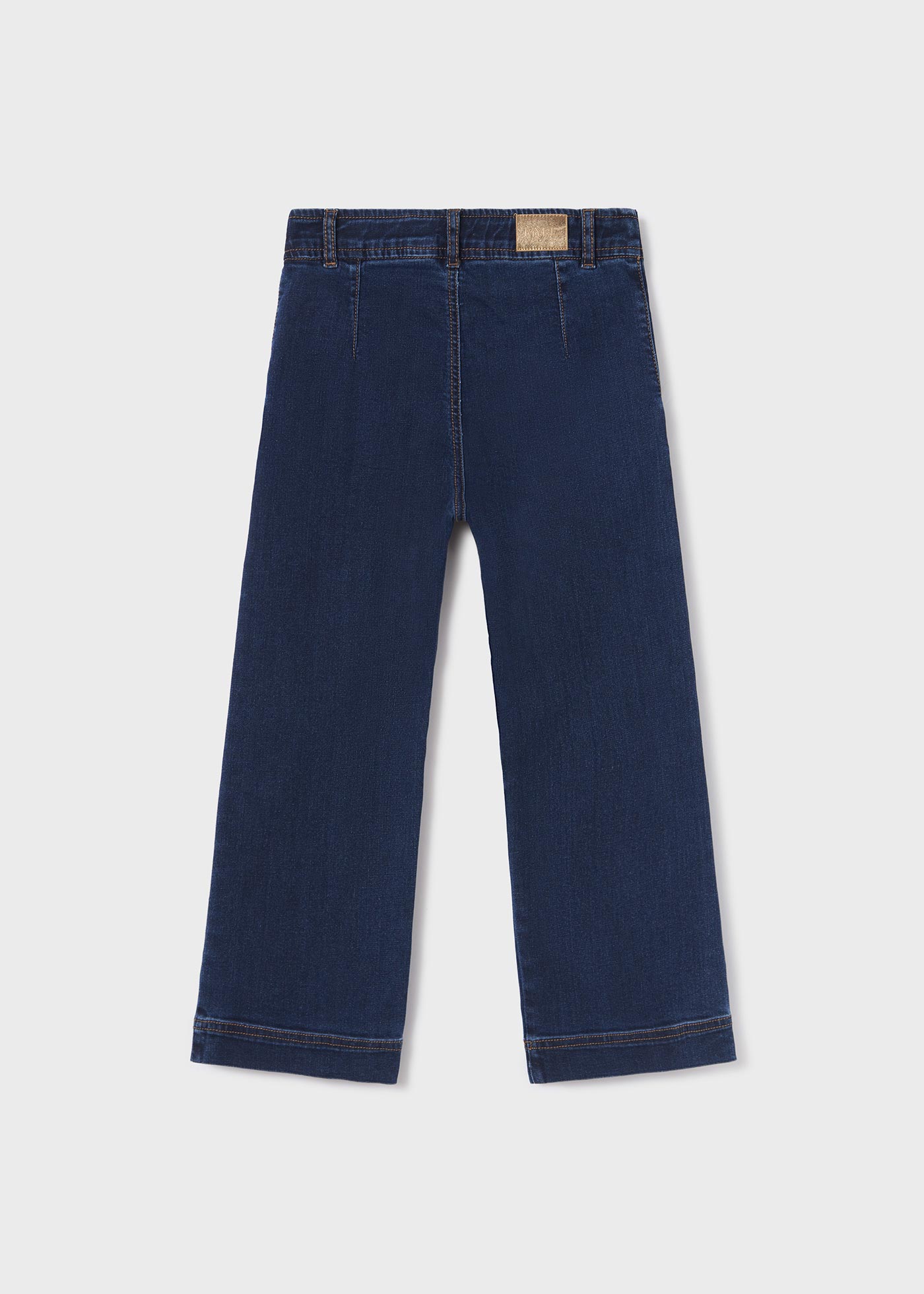 Calça jeans cropped reta feminina