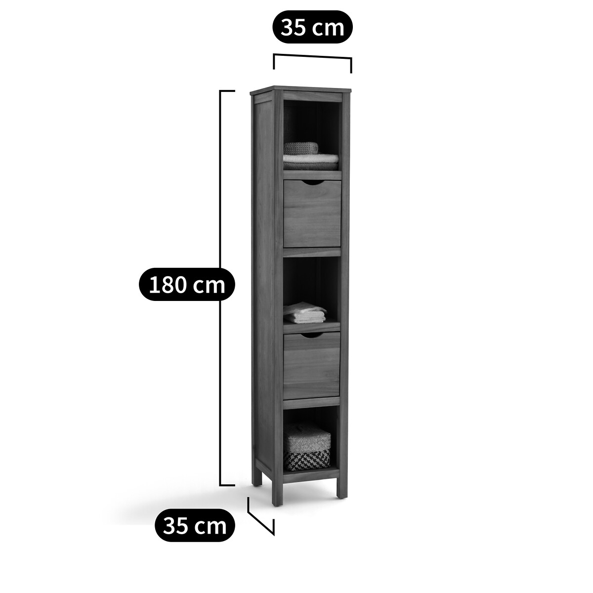 LA REDOUTE INTERIEURS<br>Badkamer kolom, Sedna