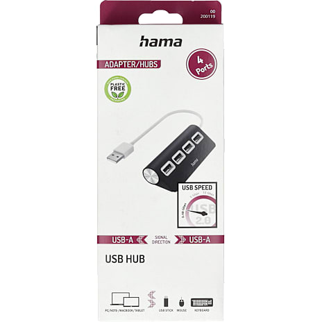 HAMA Hub USB-A 2.0