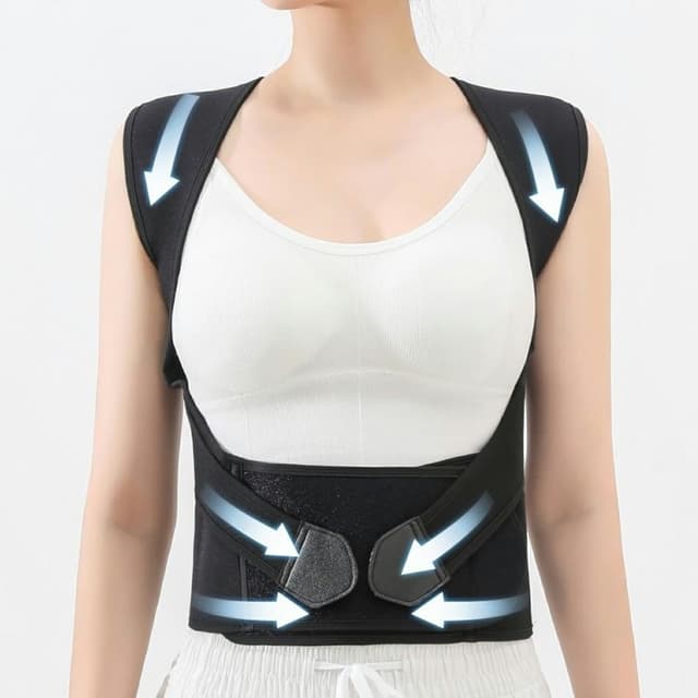 Correct Posture Back Posture Corrector Brace til mænd, kvinder