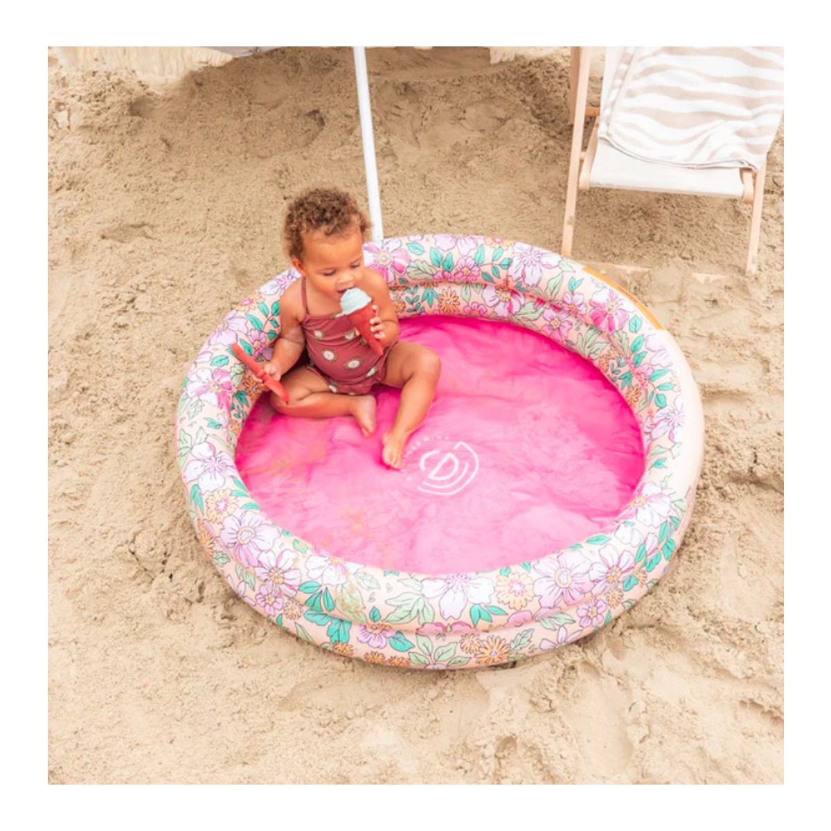 Piscine gonflable à fleurs 100 cm Swim Essentials