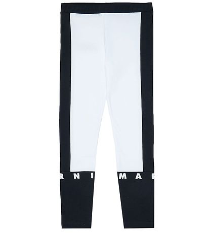 Marni Leggings - Weiß m. Schwarz