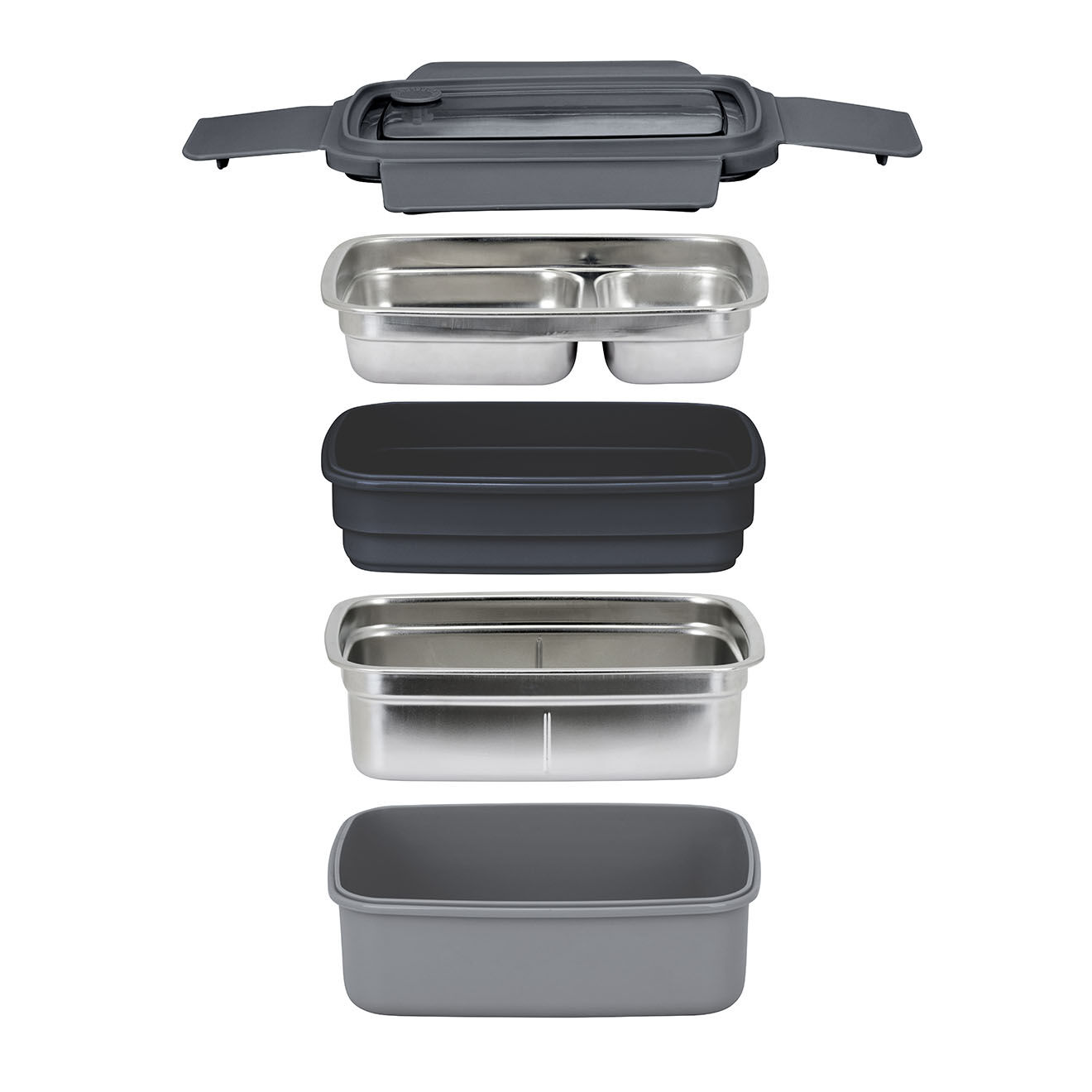 Livoo Lunch box isotherme transparente - 17.6x13.2x6.4 cm