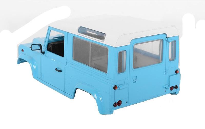 Karosserie D90 Gelände II 1:18 BlauABS Hardbody Karosserie