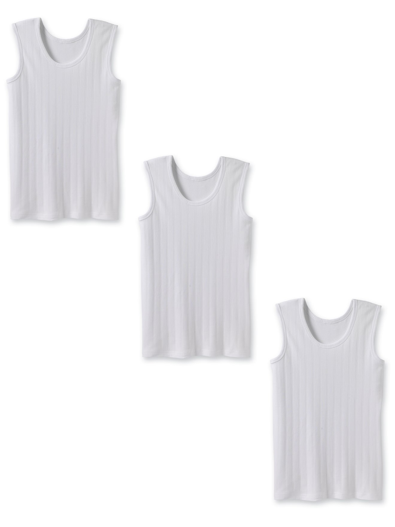 Débardeurs maille fantaisie lot de 3