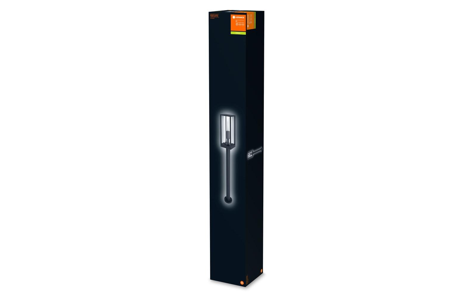 Sockelleuchte Endura Frame, 80 cm, E27, GrauWegeleuchte für den Aussenbereich