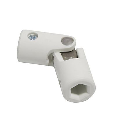 Cardan polyamide blanc, rond 12/rond 12