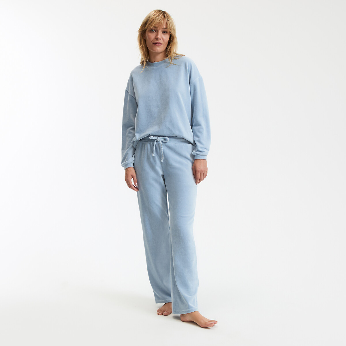 LA REDOUTE COLLECTIONS<br>Pijama em geribd fluweel
