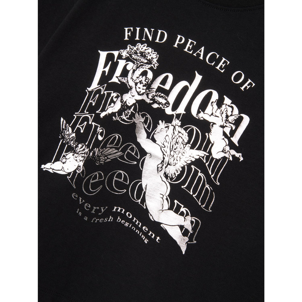 Køb Name It Black Rusa 2/4 Regular T-Shirt