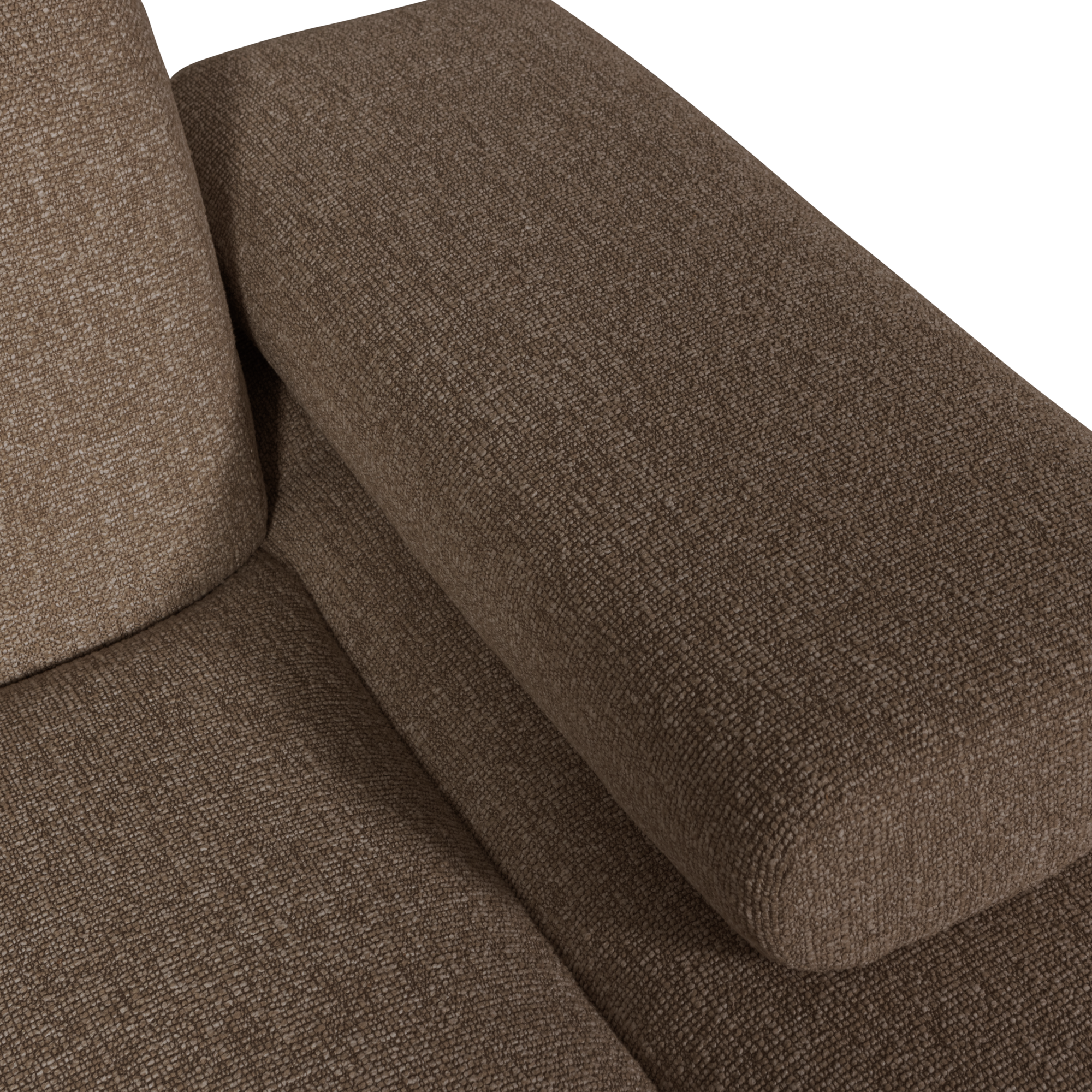 Chaise Longue Mojo Element Mojo Chaise Longue Element Rechts - Bouclé - Bruin Melange