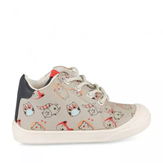 Baskets GRIS FREEMOUSS BOY
